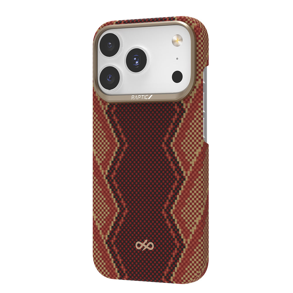 Apple iPhone 17 Pro Kılıf M-safe Şarj Özellikli Raptic Aramid Skin Bionic Serisi Kapak