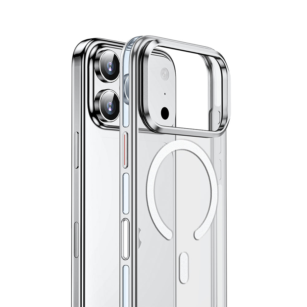 Apple iPhone 17 Pro Kılıf M-safe Şarj Özellikli Wlons Standlı Efsane Kapak