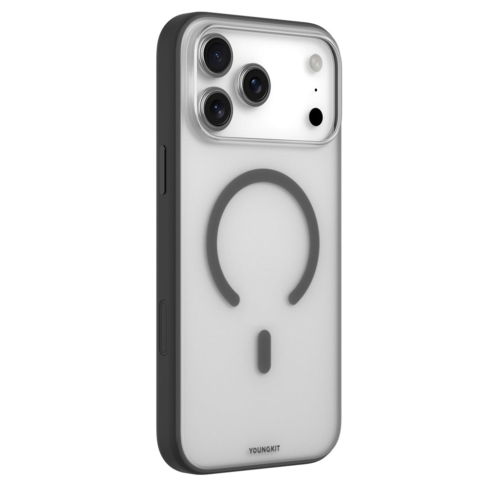 Apple iPhone 17 Pro Kılıf M-safe Şarj Özellikli Youngkit Clear Serisi Kapak