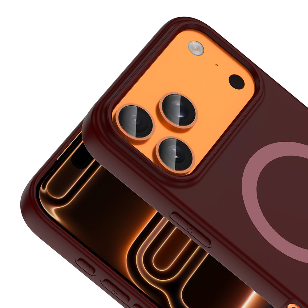 Apple iPhone 17 Pro Kılıf M-Safe Şarj Özellikli Zore Aris Silikon Kapak
