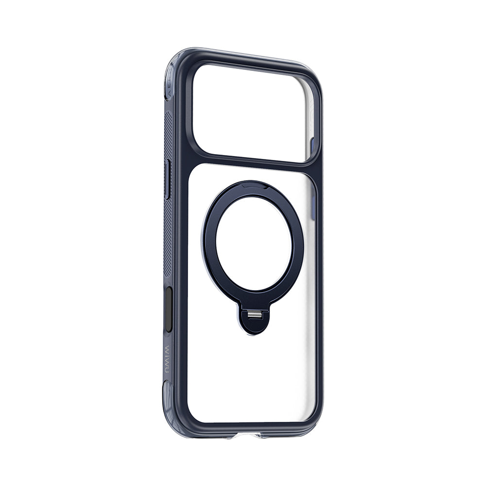 Apple iPhone 17 Pro Kılıf Wiwu AS-203 AeroShield Ultra Serisi M-safe Şarj Özellikli Airbag Tasarımlı Standlı Kapak