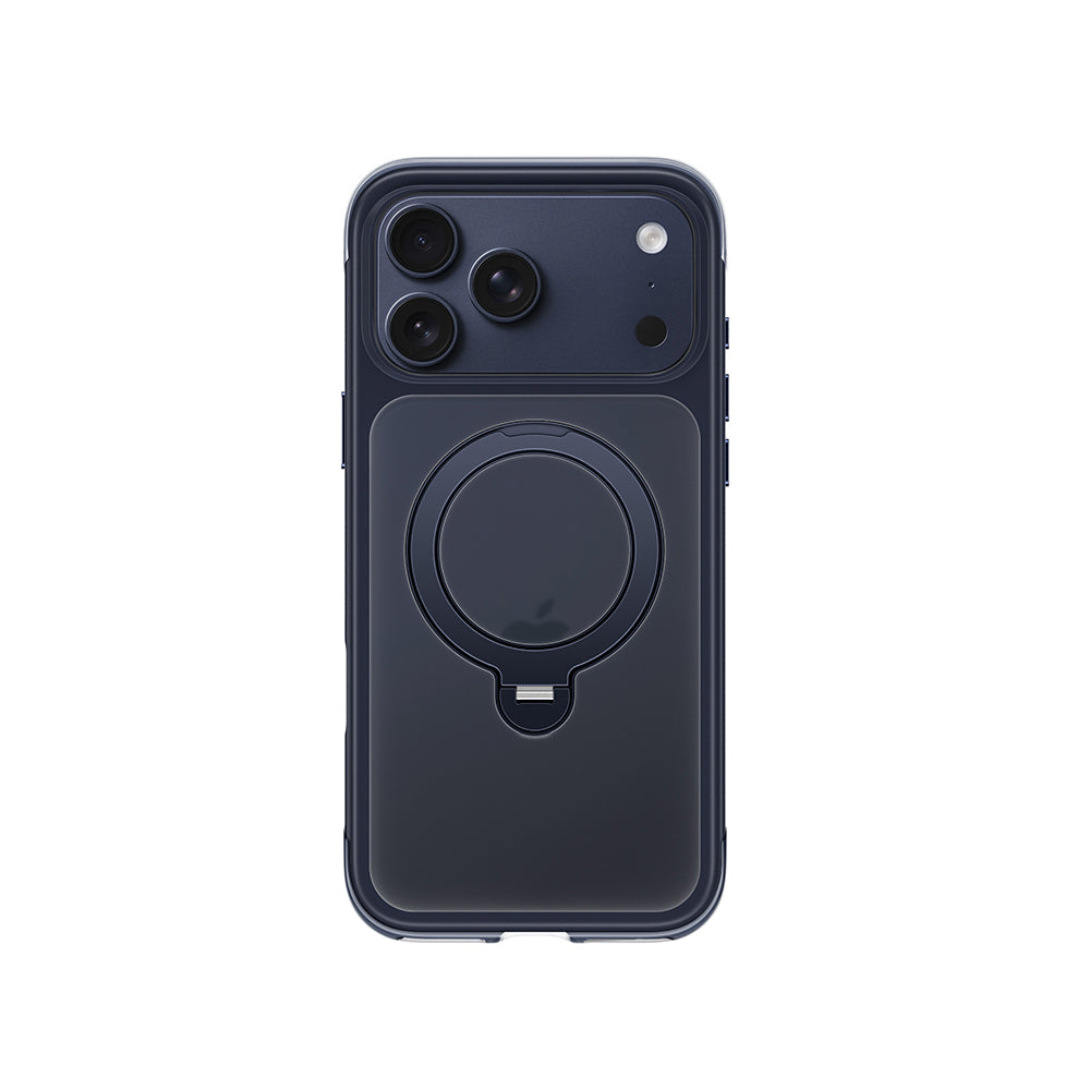 Apple iPhone 17 Pro Kılıf Wiwu AS-203 AeroShield Ultra Serisi M-safe Şarj Özellikli Airbag Tasarımlı Standlı Kapak