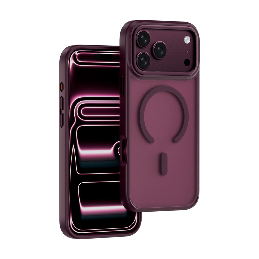 Apple iPhone 17 Pro Kılıf Wiwu FGG-012 ArmorPro Serisi M-safe Şarj Özellikli Parmak İzi Bırakmayan Kılıf