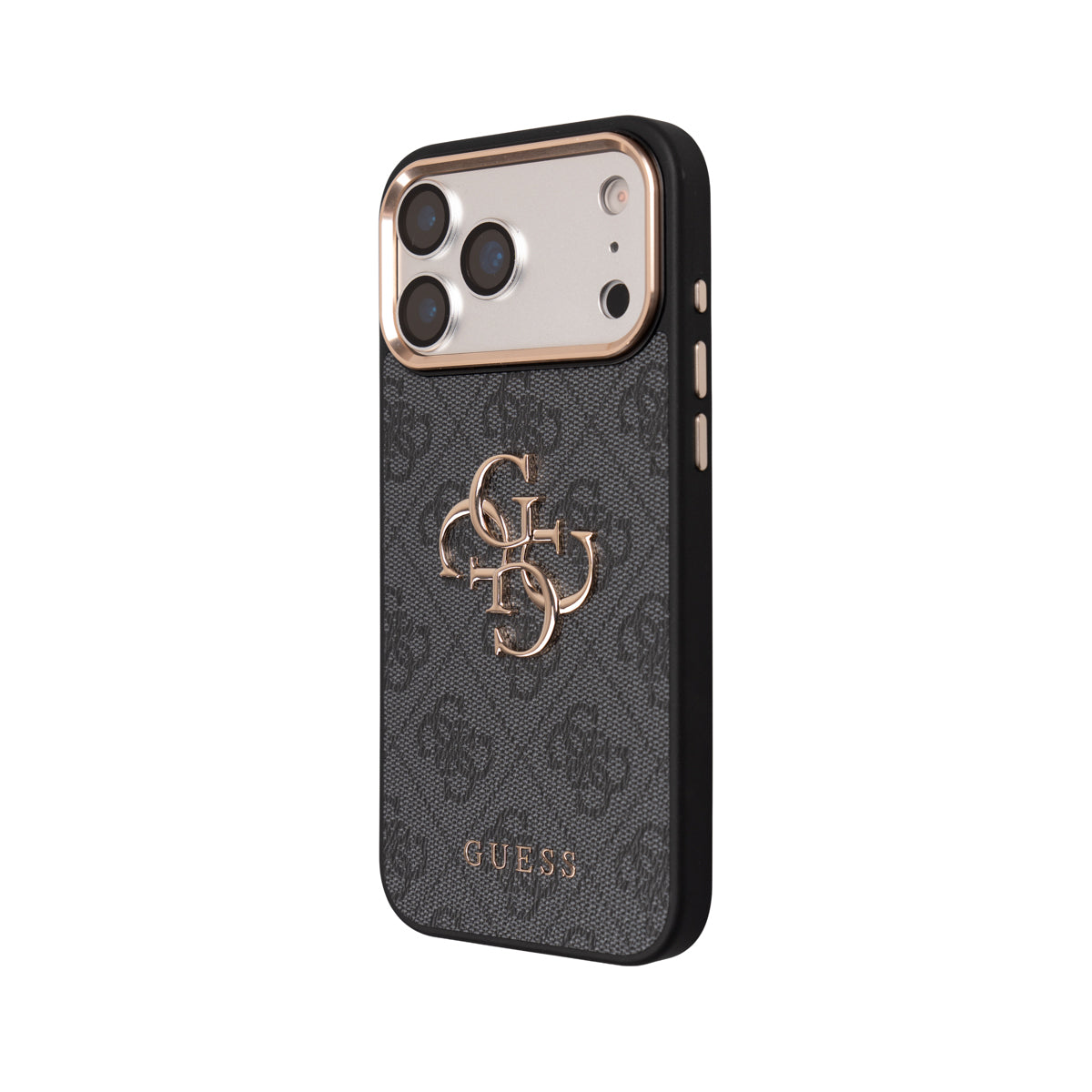 Apple iPhone 17 Pro Max Guess Orjinal Lisanslı Büyük 4G ve Yazı Logolu Kılıf + Ekran Koruyucu + Lens Koruyucu 3in1 Aksesuar Seti
