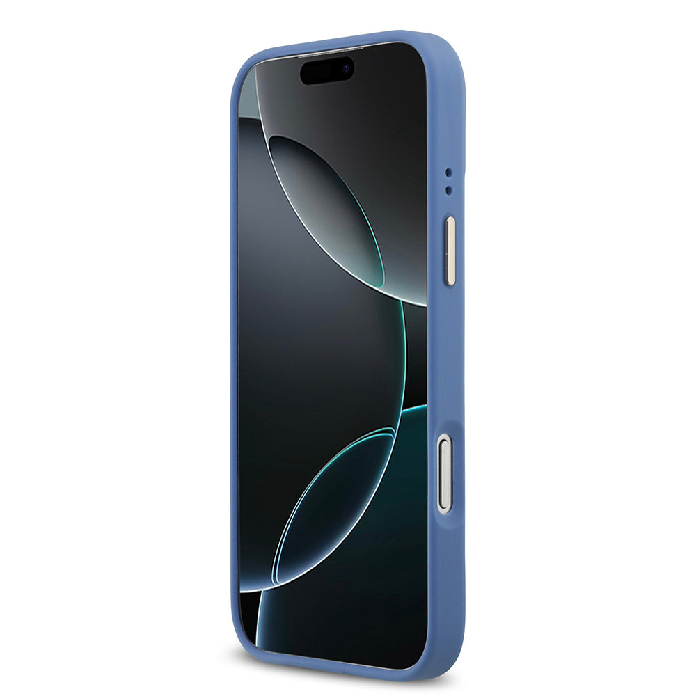 Apple iPhone 17 Pro Max Kılıf Guess Orjinal Lisanslı M-safe Şarj Özellikli Gold Metal Kamera Çerçeveli PU Deri 4G Desenli Yazı Logolu Kapak