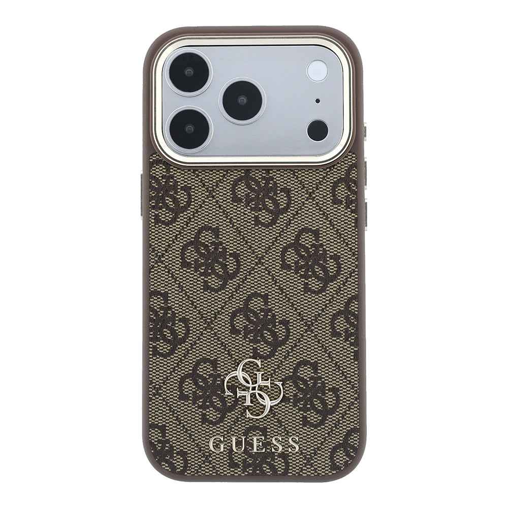 Apple iPhone 17 Pro Max Kılıf Guess Orjinal Lisanslı M-safe Şarj Özellikli Small 4G Classic Logolu Kapak