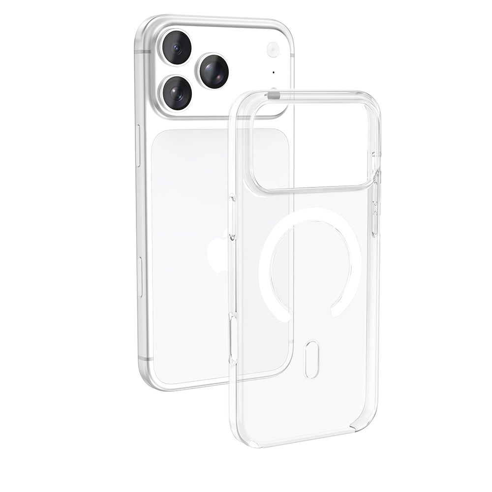 Apple iPhone 17 Pro Max Kılıf IC Çipli Zore Wireless Şarj Özellikli Şeffaf Orjin Kapak