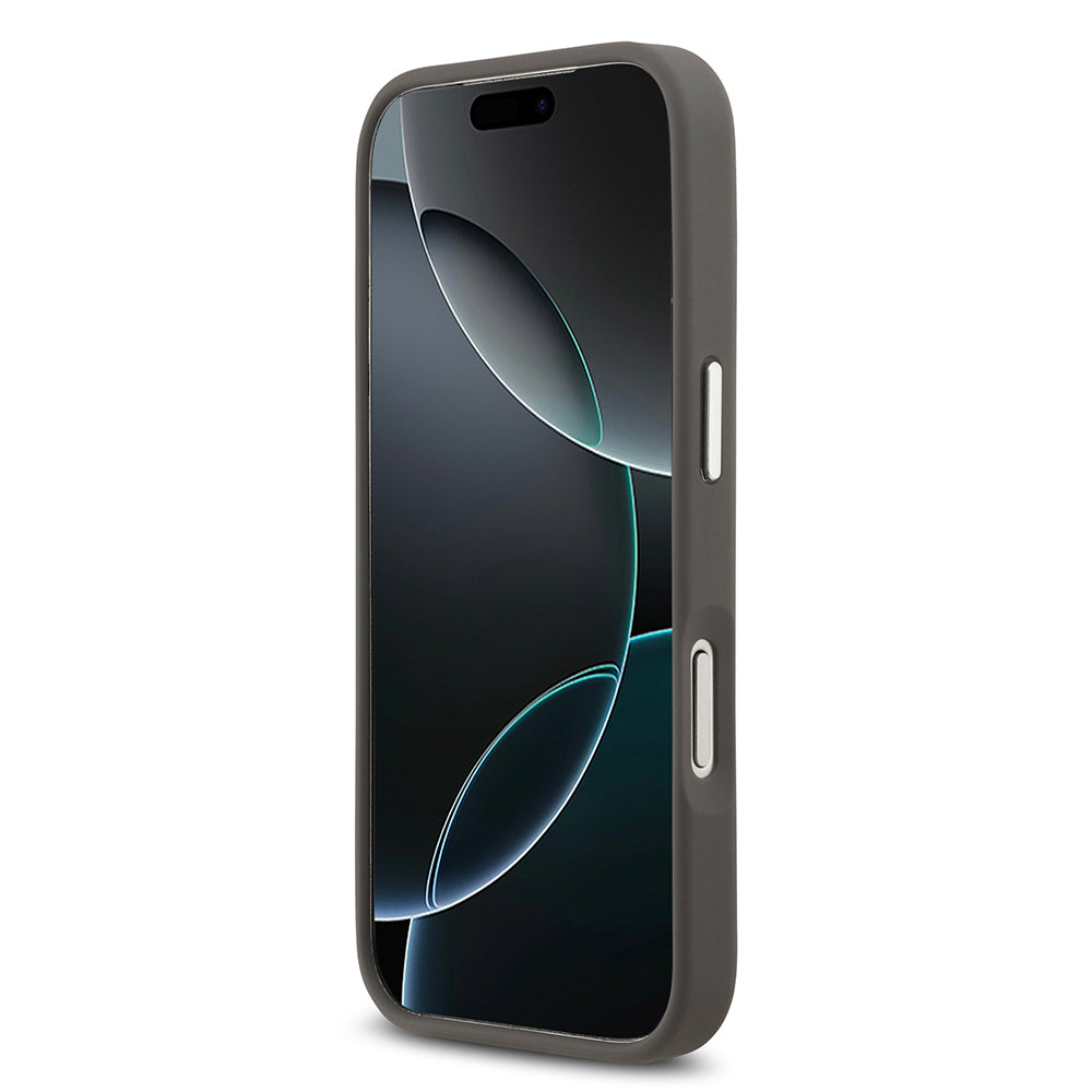 Apple iPhone 17 Pro Max Kılıf Karl Lagerfeld Orjinal Lisanslı Metal Logolu K&C Heads Pin Kapak