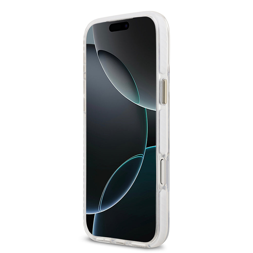 Apple iPhone 17 Pro Max Kılıf Lacoste Orjinal Lisanslı M-safe Şarj Özellikli Gold Timsah Logolu Buzlu Kapak