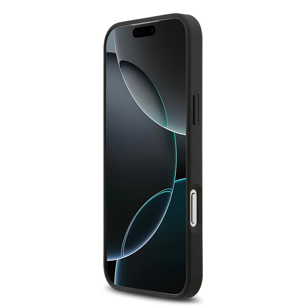 Apple iPhone 17 Pro Max Kılıf Lacoste Orjinal Lisanslı M-safe Şarj Özellikli PU Pike Desenli Metal Logolu Kartlıklı Kapak