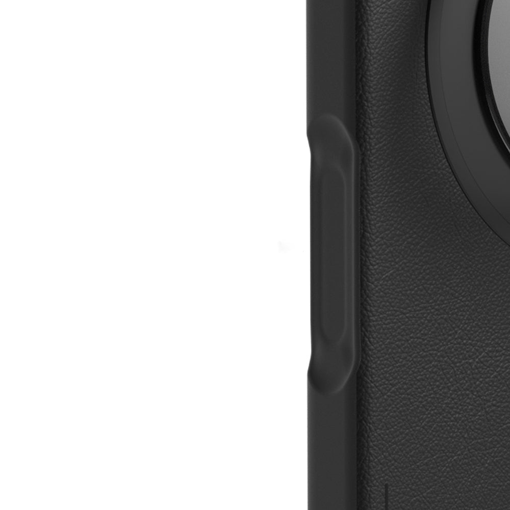 Apple iPhone 17 Pro Max Kılıf M-safe Şarj Özellikli 360 Derece Standlı Basit Mat Deri Desenli Youngkit Tech Leather Serisi Kapak
