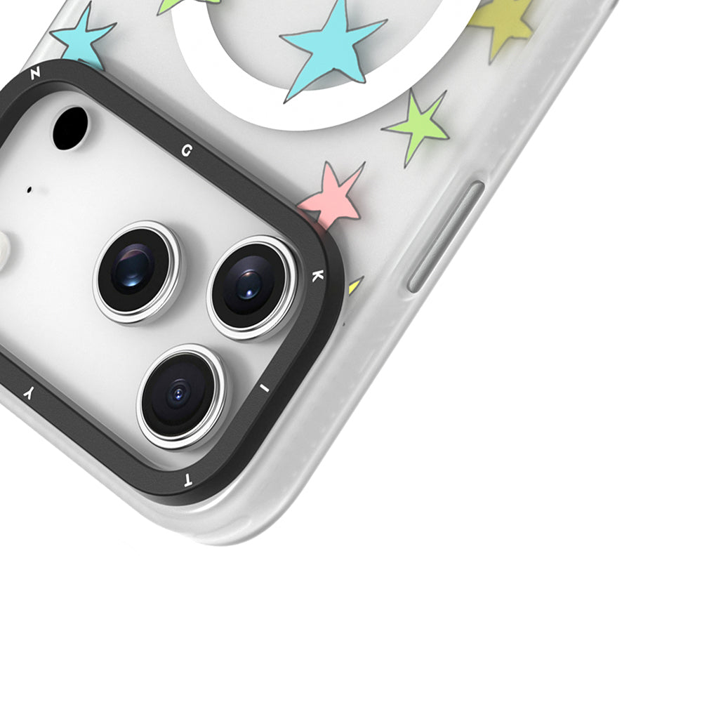 Apple iPhone 17 Pro Max Kılıf M-Safe Şarj Özellikli Airbagli Çift Katmanlı Youngkit Sweathart Serisi Kapak