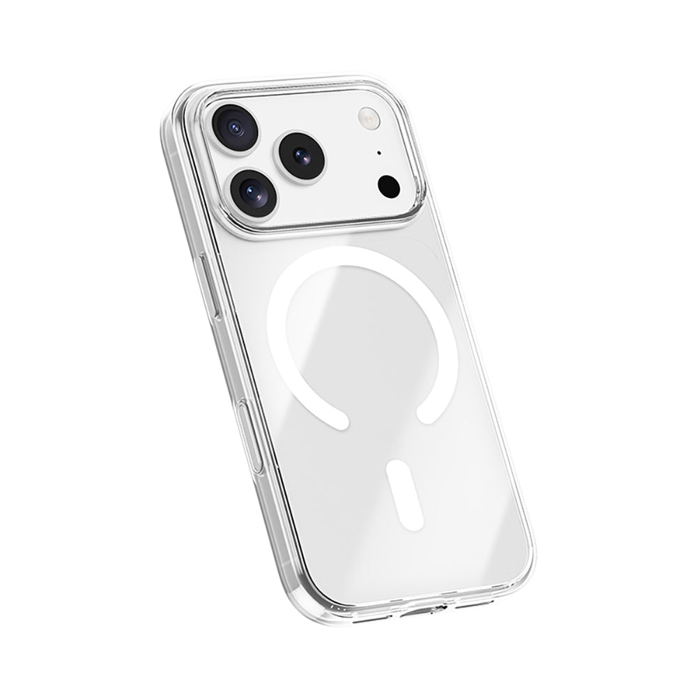 Apple iPhone 17 Pro Max Kılıf M-safe Şarj Özellikli Benks Crystal Serisi Şeffaf Kapak