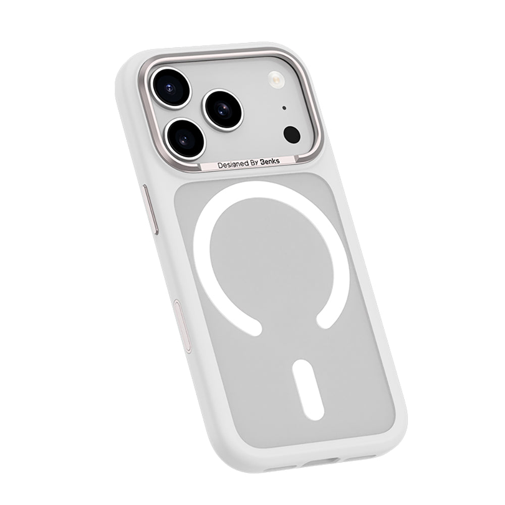Apple iPhone 17 Pro Max Kılıf M-Safe Şarj Özellikli Benks Mist C-Magnet Kapak