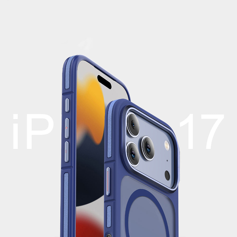 Apple iPhone 17 Pro Max Kılıf M-safe Şarj Özellikli Mat Görünümlü Wlons Vevo Kapak