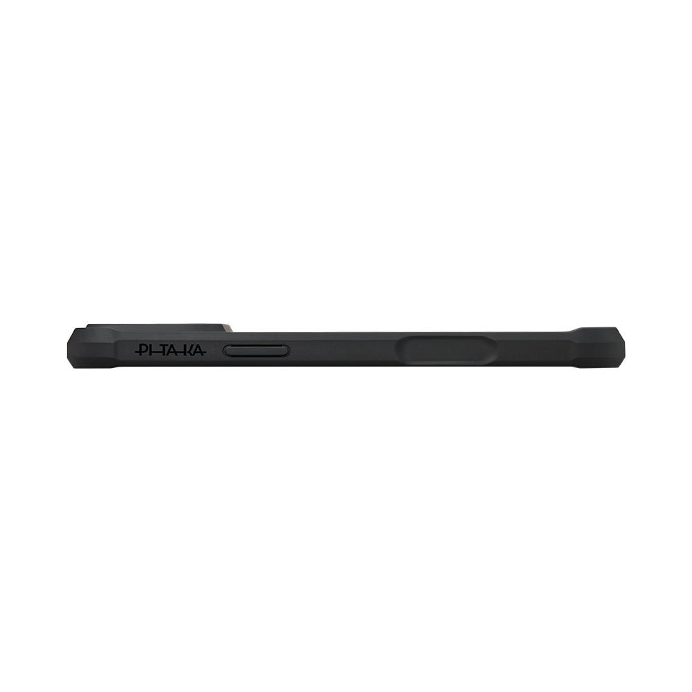 Apple iPhone 17 Pro Max Kılıf M-safe Şarj Özellikli Pitaka Aramid Pro Guard Serisi Black-Gray Kapak