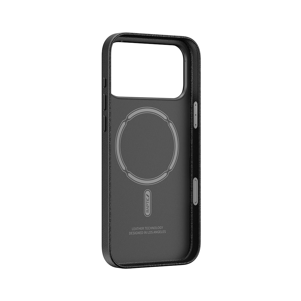 Apple iPhone 17 Pro Max Kılıf M-Safe Şarj Özellikli Polimerik Deri Raptic Urban Nano Kapak