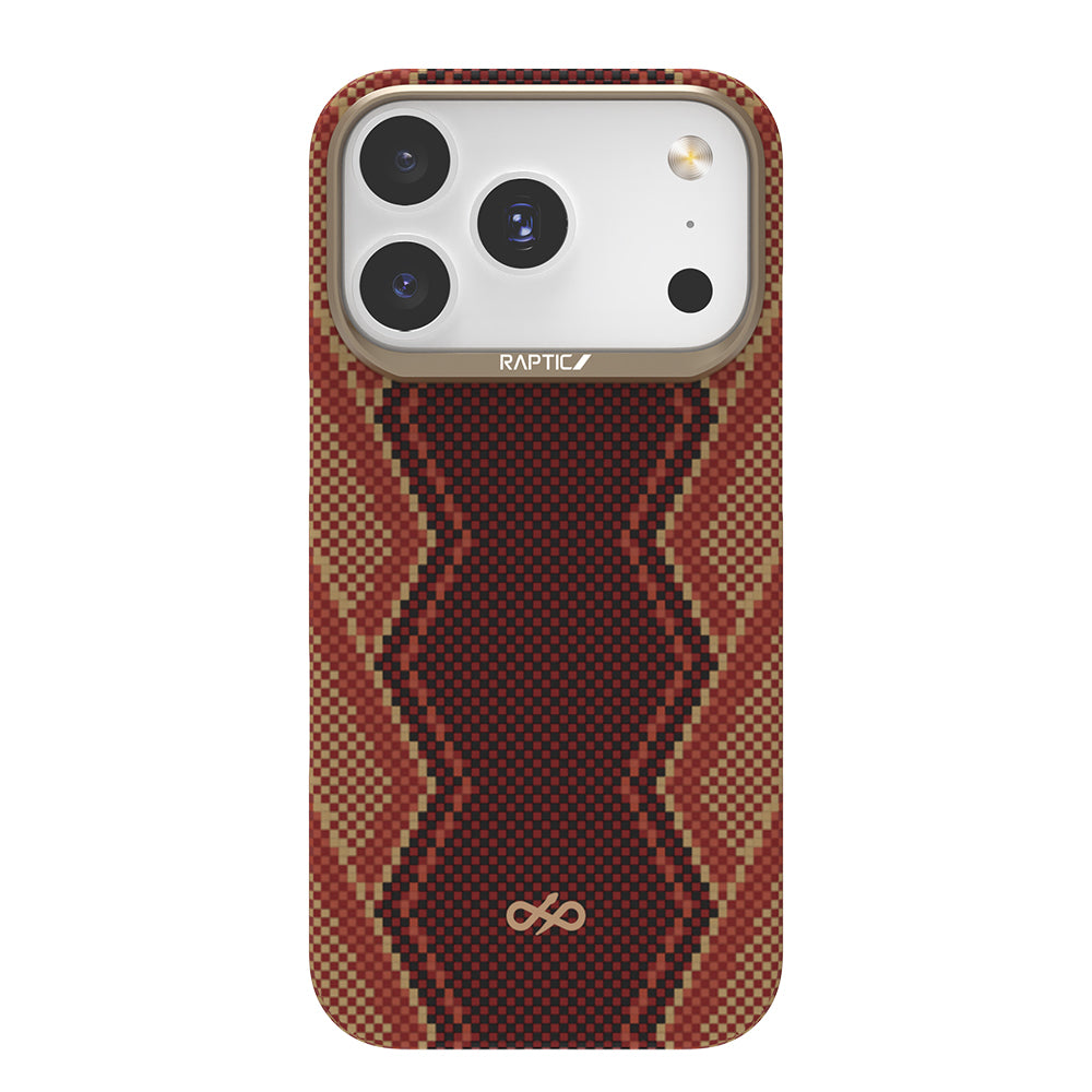Apple iPhone 17 Pro Max Kılıf M-safe Şarj Özellikli Raptic Aramid Skin Bionic Serisi Kapak