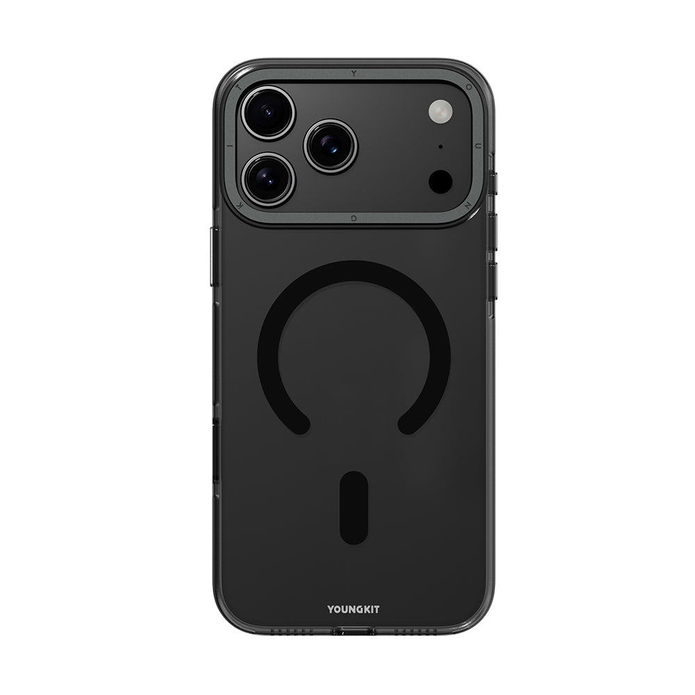 Apple iPhone 17 Pro Max Kılıf M-safe Şarj Özellikli Şeffaf Youngkit Crystal Shield Serisi Kapak