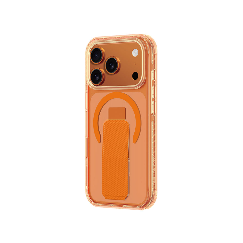 Apple iPhone 17 Pro Max Kılıf M-safe Şarj Özellikli Standlı Amazingthing Titan Pro Plus Kapak
