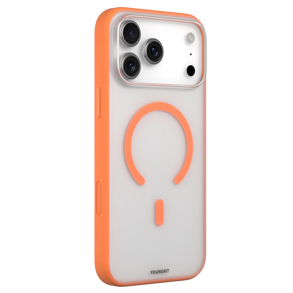 Apple iPhone 17 Pro Max Kılıf M-safe Şarj Özellikli Youngkit Clear Serisi Kapak