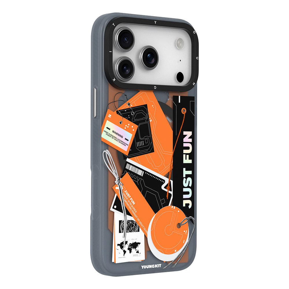 Apple iPhone 17 Pro Max Kılıf M-Safe Şarj Özellikli Youngkit Different Dimension Serisi Kapak