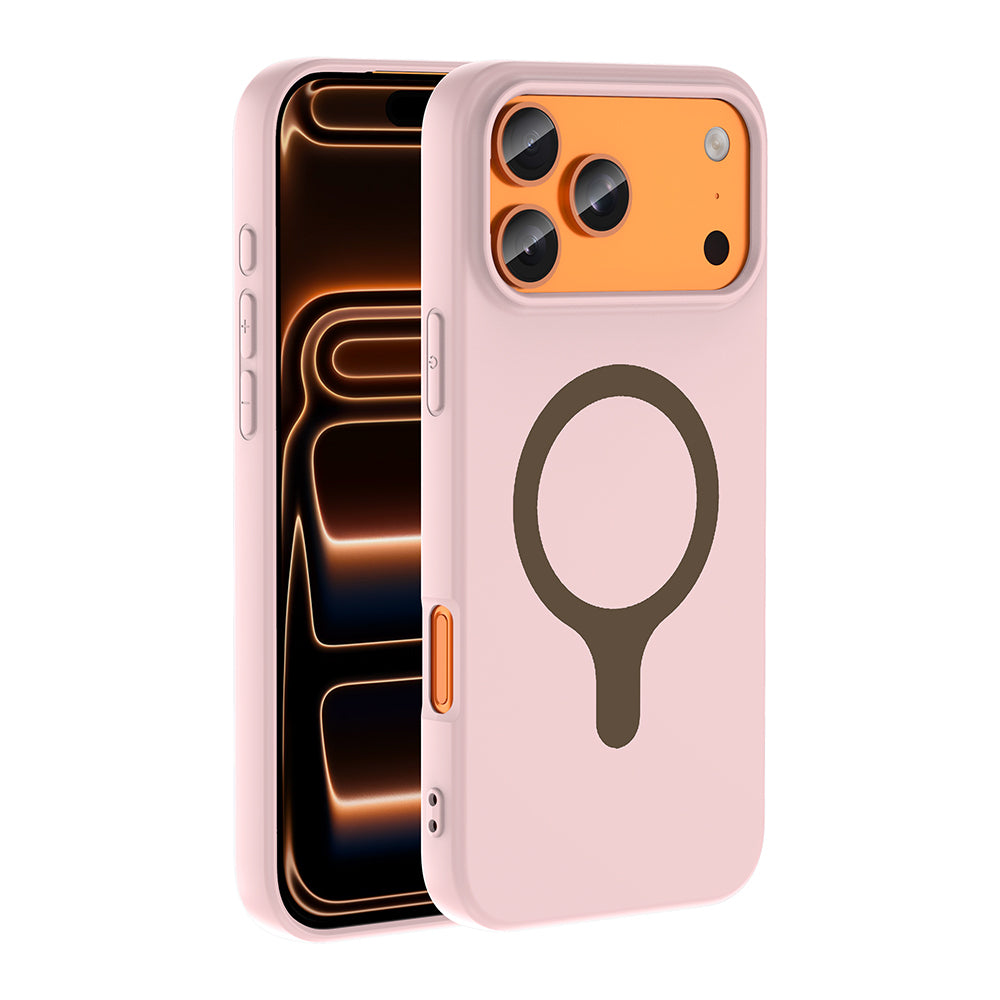 Apple iPhone 17 Pro Max Kılıf M-Safe Şarj Özellikli Zore Aris Silikon Kapak