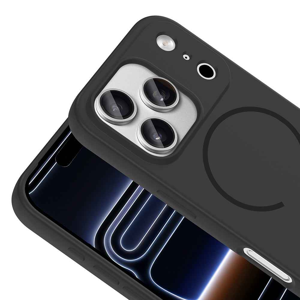 Apple iPhone 17 Pro Max Kılıf M-safe Şarj Özellikli Zore Meta Kapak