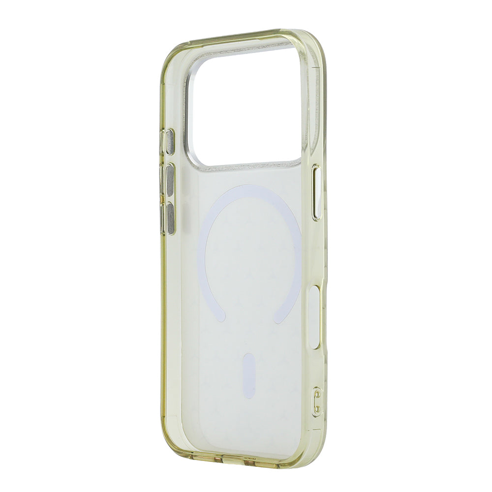 Apple iPhone 17 Pro Max Kılıf Mercedes Benz Orjinal Lisanslı M-Safe Şarj Özellikli Çift Katmanlı Yıldız Desenli Dizayn Kapak
