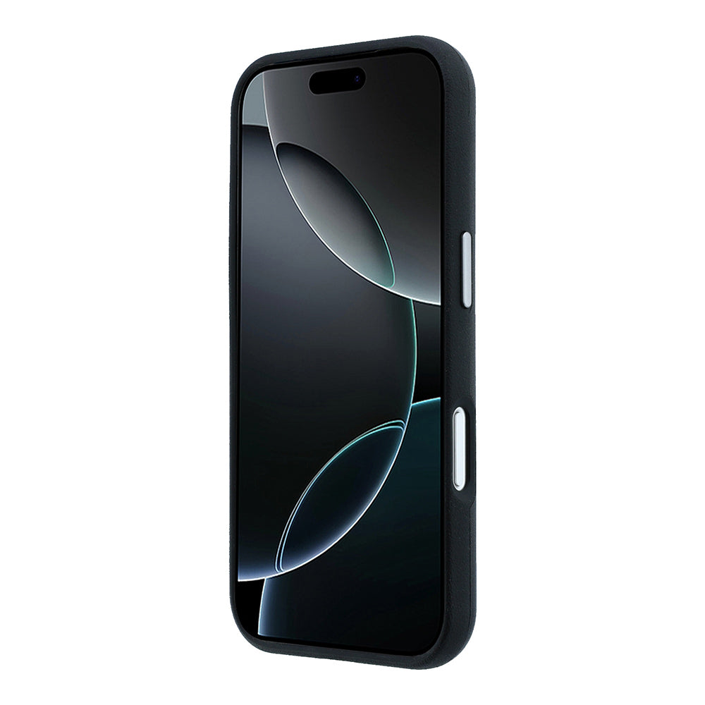 Apple iPhone 17 Pro Max Kılıf Mercedes Benz Orjinal Lisanslı M-safe Şarj Özellikli Metal Yıldız Logolu Çizgili Deri Kapak