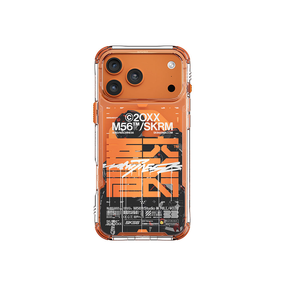 Apple iPhone 17 Pro Max Kılıf Skinarma M-Safe Şarj Özellikli IML Baskılı X M56 Kapak