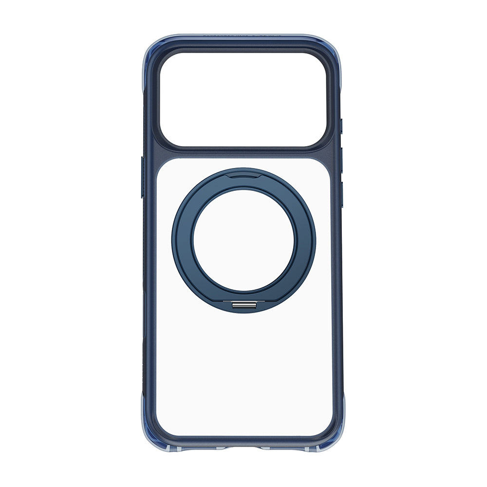 Apple iPhone 17 Pro Max Kılıf Wiwu AG-203 AeroGuard Ultra Serisi M-safe Şarj Özellikli Airbag Tasarımlı Standlı Kapak