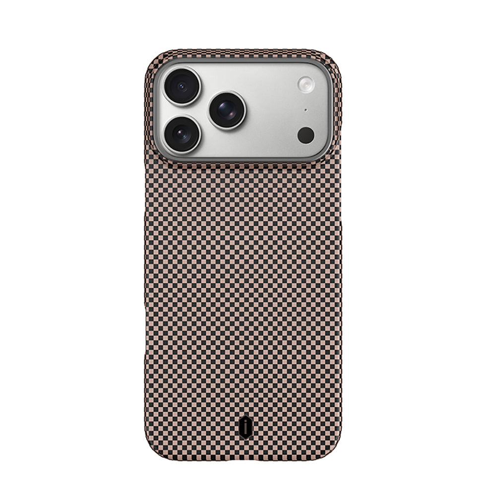 Apple iPhone 17 Pro Max Kılıf Wiwu DCC-208 M-safe Şarj Özellikli Aramid Fiber Tasarım Kevlar Kapak