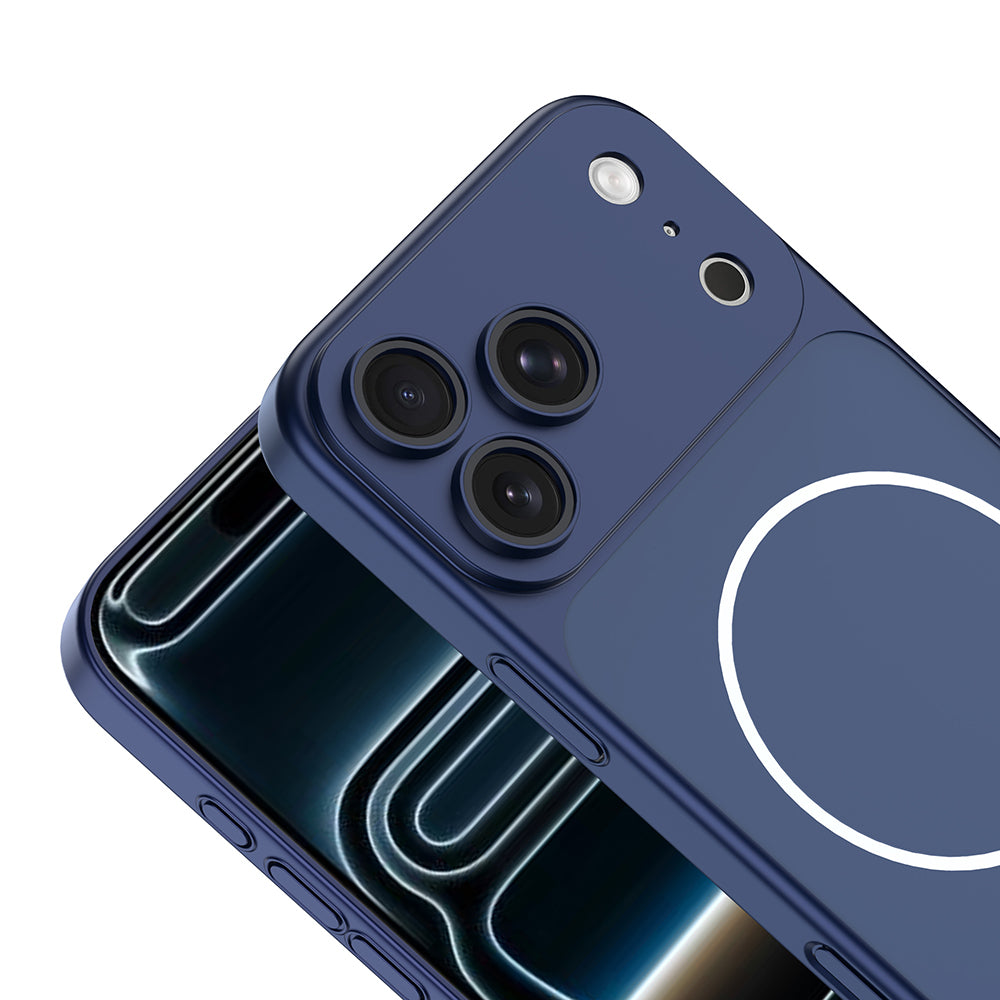 Apple iPhone 17 Pro Max Kılıf Zore M-Safe Şarj Özellikli Kamera Korumalı Spark Kapak