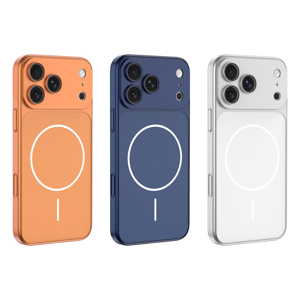 Apple iPhone 17 Pro Max Kılıf Zore M-Safe Şarj Özellikli Kamera Korumalı Spark Kapak