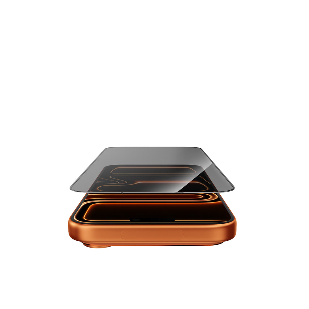 Apple iPhone 17 Pro Max Wiwu GT-034 Glass Ultra Privacy Serisi 3D Hayalet Ekran Koruyucu Cam + Kolay Uygulama Aparatı