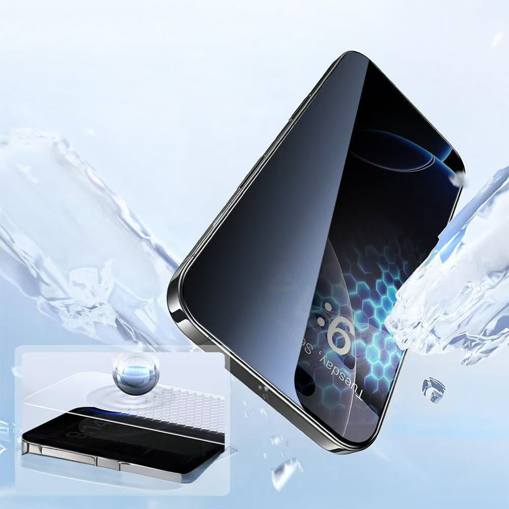 Apple iPhone 17 Pro Max Zore 3D Oliv HD Temperli Cam Ekran Koruyucu + Kolay Uygulama Aparatı