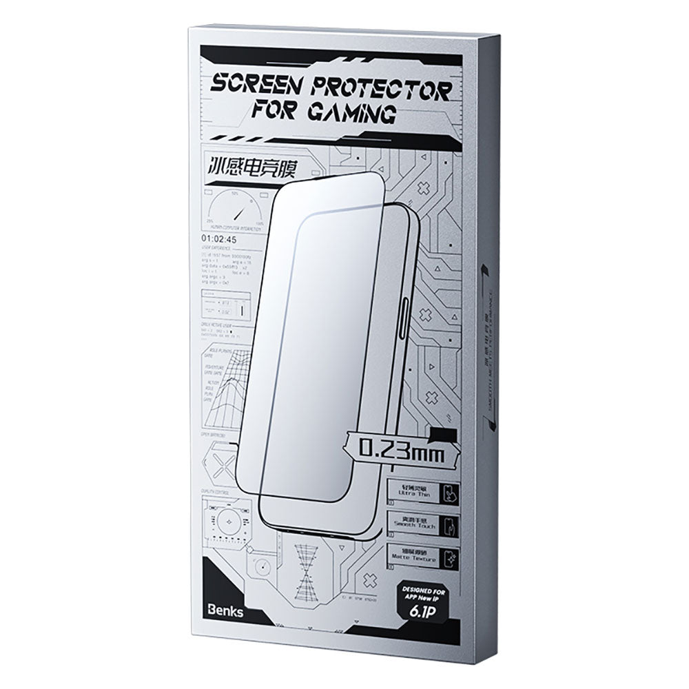 Apple iPhone 17E Benks Gaming Anti-Dust Toz Önleyici Mat Cam Ekran Koruyucu