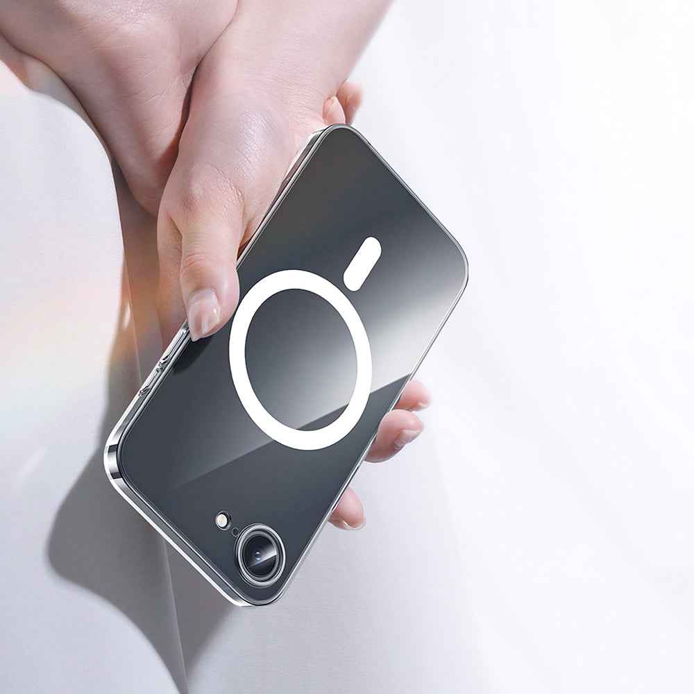 Apple iPhone 17E Kılıf M-safe Şarj Özellikli Benks Crystal Serisi Şeffaf Kapak