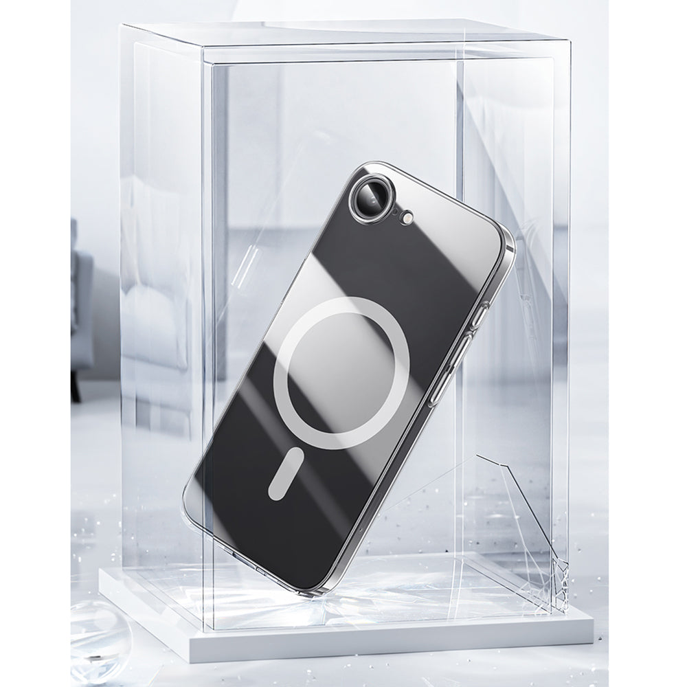 Apple iPhone 17E Kılıf M-safe Şarj Özellikli Benks Crystal Serisi Şeffaf Kapak