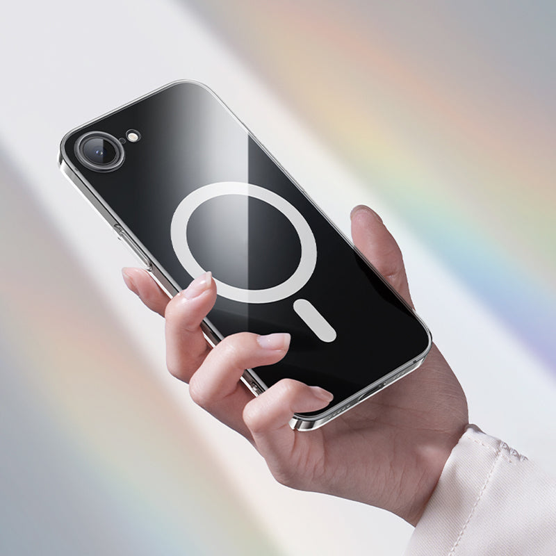 Apple iPhone 17E Kılıf M-safe Şarj Özellikli Benks Crystal Serisi Şeffaf Kapak