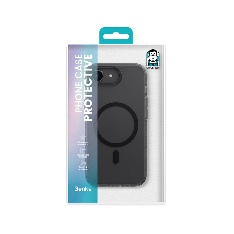 Apple iPhone 17E Kılıf M-safe Şarj Özellikli Benks Lucid Armor Kapak