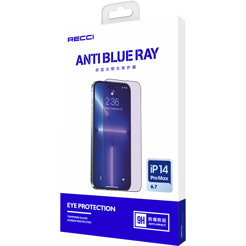 Apple iPhone 17E Recci Anti-Blue Light Cam Ekran Koruyucu