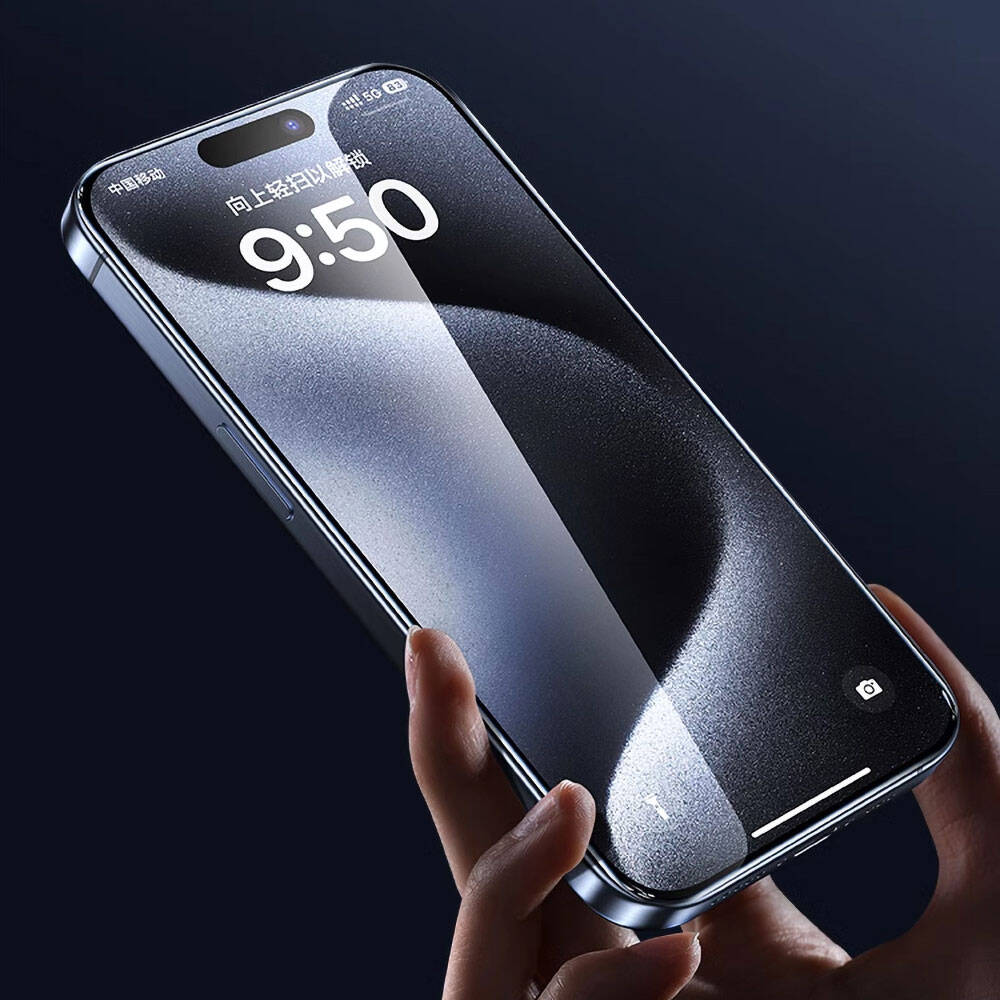 Apple iPhone 17E Wiwu GT-008 Polimer Oleofobik Kaplama Şeffaf Pürüzsüz Temperli Cam Ekran Koruyucu 10'lu Paket