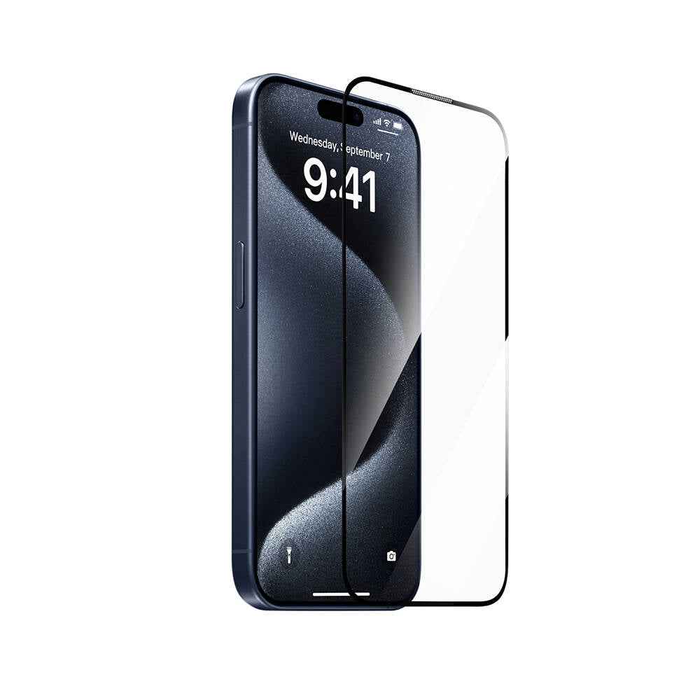 Apple iPhone 17E Wiwu SQ-008 Oleofobik Easy Install Darbeye Karşı Dayanıklı Temperli Cam Ekran Koruyucu + Kolay Uygulama Aparatlı