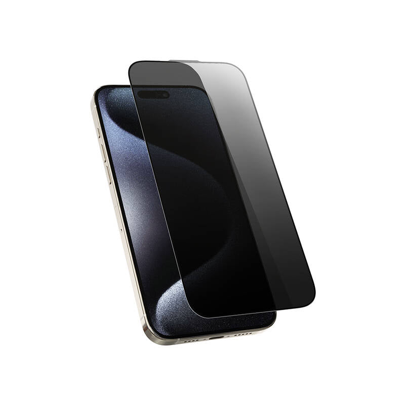 Apple iPhone 17E Wiwu Wi-SQ009 Easy Install iPrivacy 360° Anti-Peep Oleofobik Temperli Cam Ekran Koruyucu + Kolay Uygulama Aparatlı