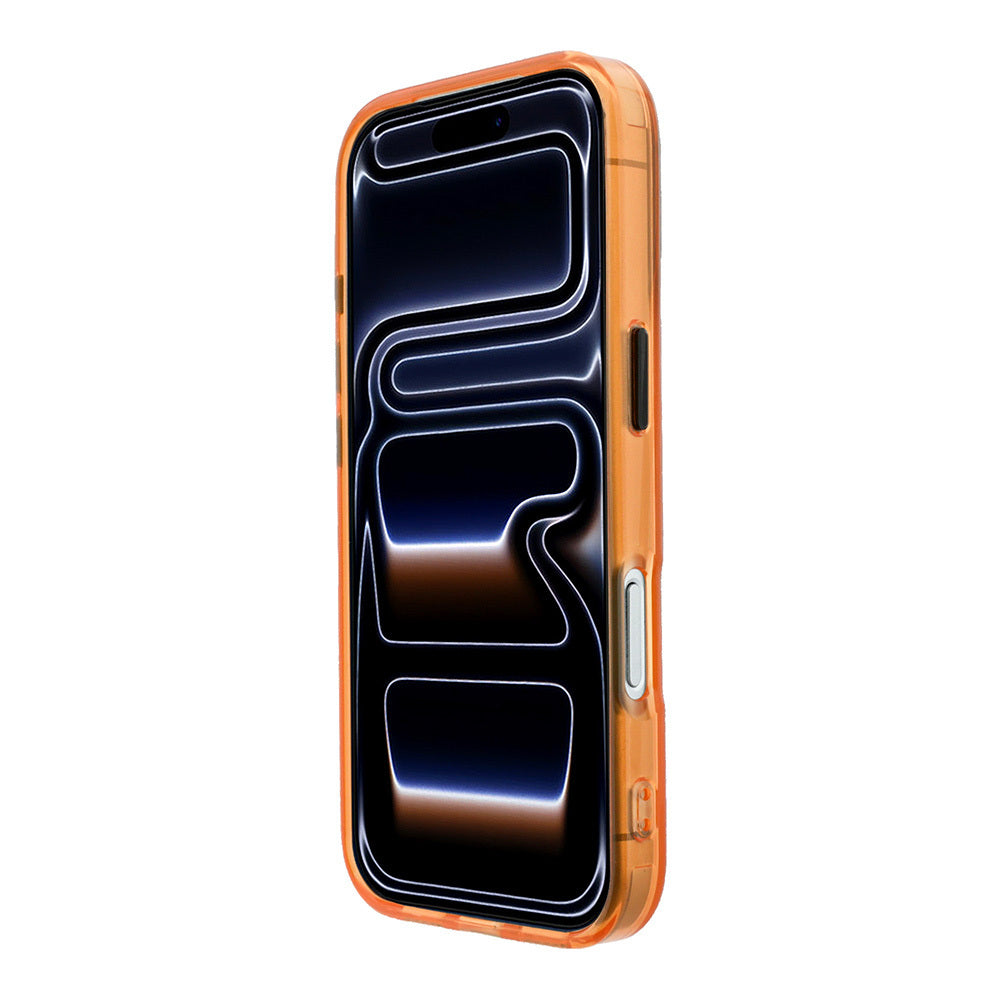Apple iPhone 18 Pro Kılıf BMW Orjinal Lisanslı M-safe Şarj Özellikli Metal Buton Tasarımlı Buzlu IML Baskılı Kapak