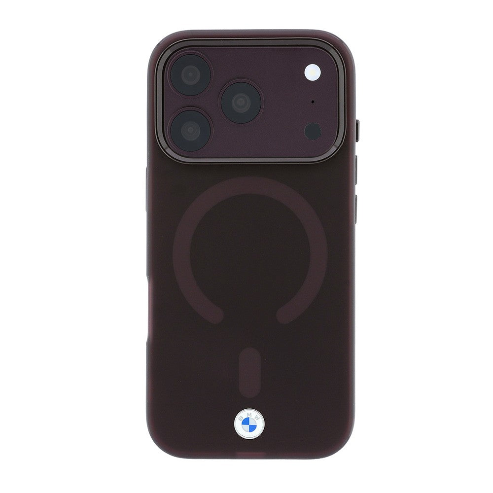 Apple iPhone 18 Pro Kılıf BMW Orjinal Lisanslı M-safe Şarj Özellikli Metal Logolu Buzlu IML Baskılı Kapak