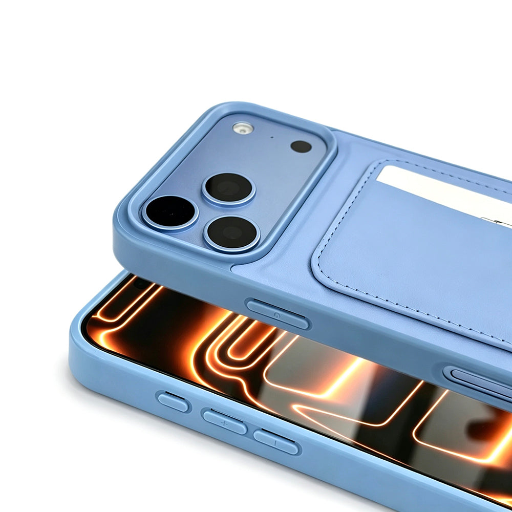 Apple iPhone 18 Pro Kılıf Kartlıklı Zore X-Kart Silikon Kapak