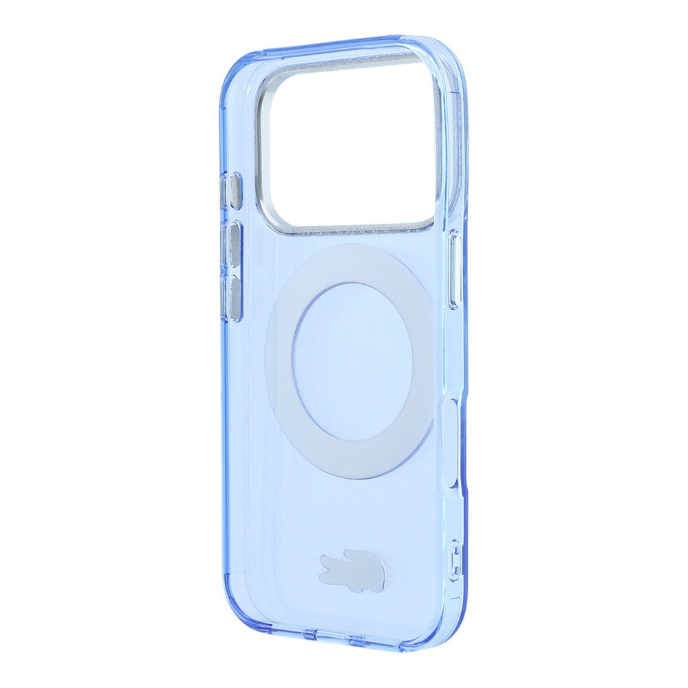 Apple iPhone 18 Pro Kılıf Lacoste Orjinal Lisanslı M-safe Şarj Özellikli 360 Derece Dönebilen Standlı İkonik Timsah Logolu Kapak